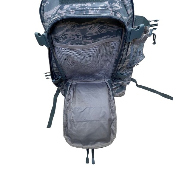 Code Alpha Men’s Light Green Nylon Digital Camo 4.5” Expandable Tactic Backpack - Picture 7 of 15